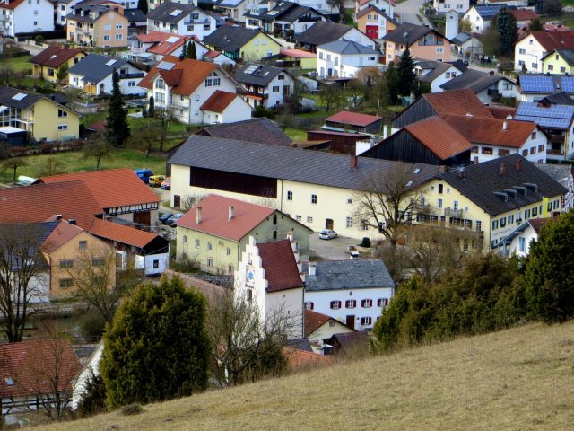 Joggingtour rund um Kinding mit der Rumburg und Anlautertal