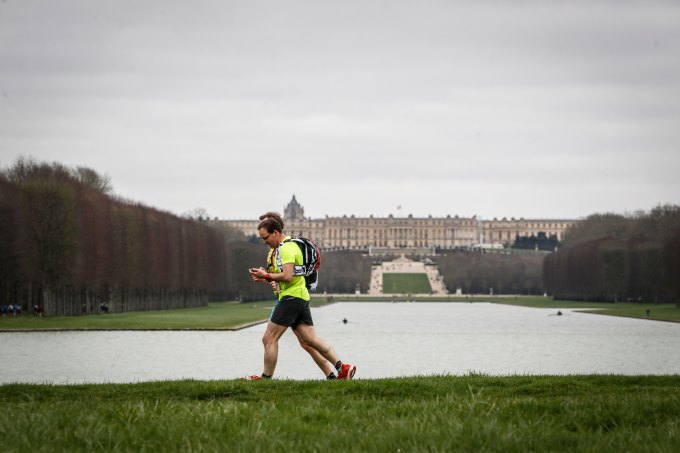 Anstieg beim ECO Trail Paris 2017