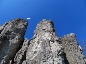 Egloffstein-Rundtour und Wanderung zu den Fränkischen Drei Zinnen und Hohlkirche am 30.03.2019