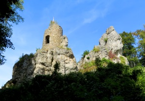 Fränkische Schweiz Joggingtour mit Langer Berg und allerlei Burgruinen am 20.09.2019