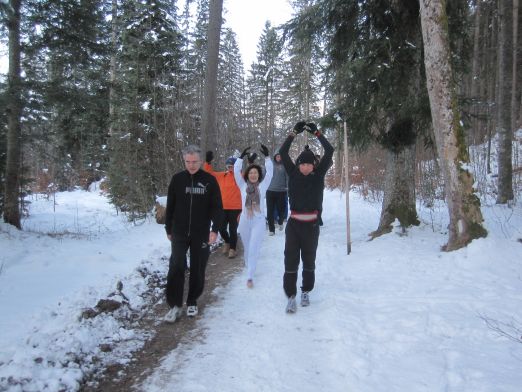 Das Kranzbach - Bewegung im Winter