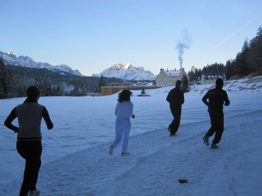 Das Kranzbach - Bewegung im Winter