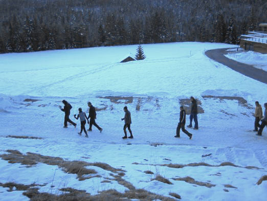 Das Kranzbach - Bewegung im Winter