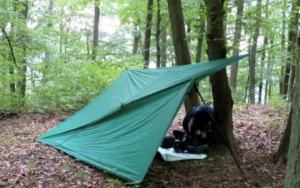 Übernachtung mit Tarp